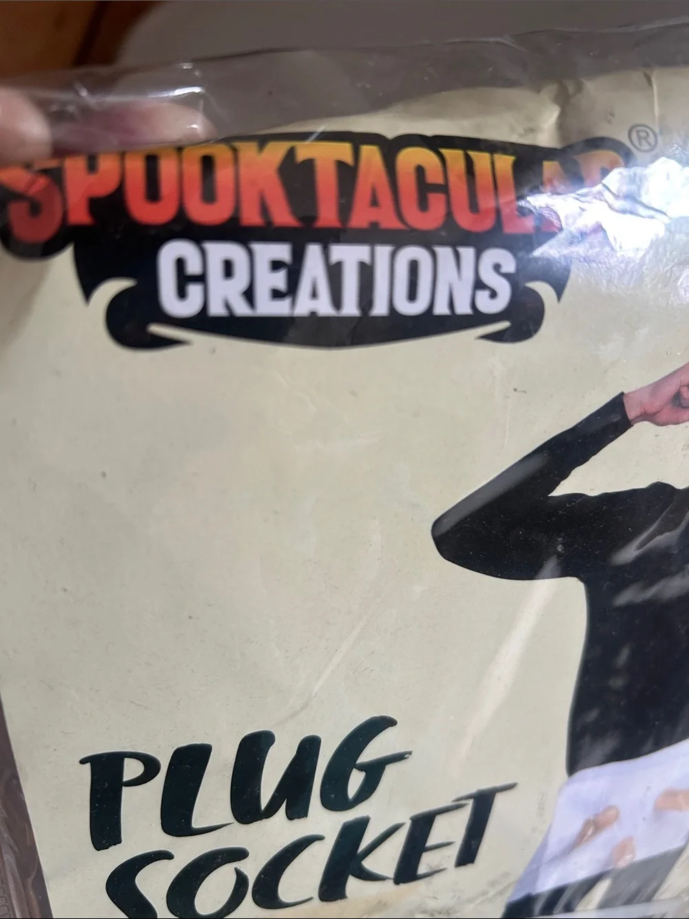 Couples Plug Socket Halloween Costume - Black 2 foam tunics